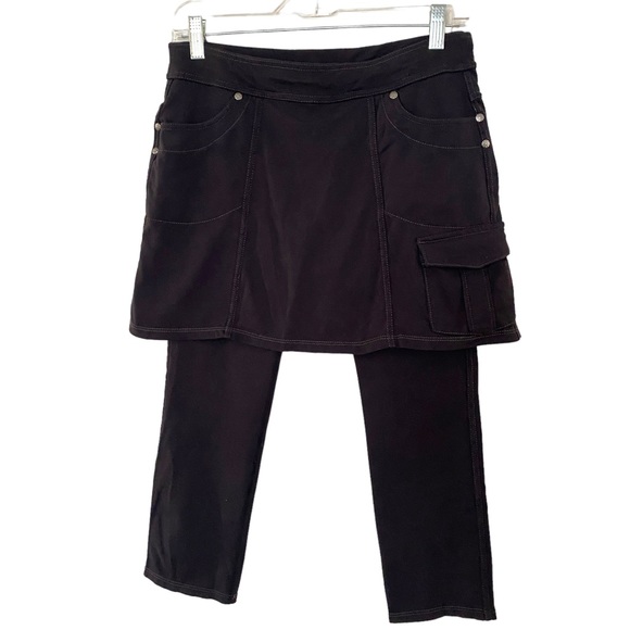 Athleta Pants - Athleta Bettona Black Skort Leggings Size Small